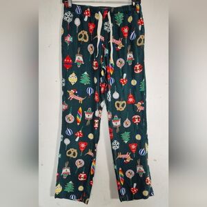 Old Navy Women Pajama Bottoms with Holiday Print